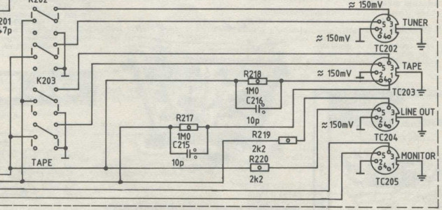 detail of a schematic
